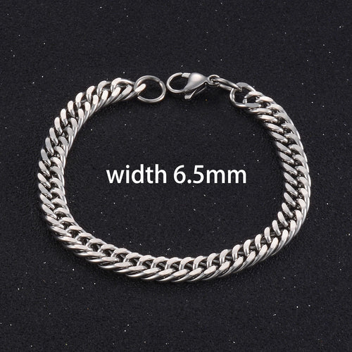 Popular Men's Stainless Steel Cuba Bracelet High Quality Men And