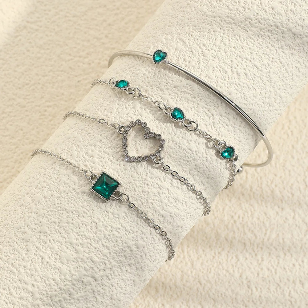 Inlaid Bracelet Jewelry Set