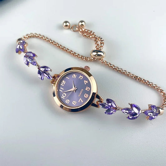 RoyalLuxe™ Purple Princess Watch 👑💜 Timeless Royal Charm