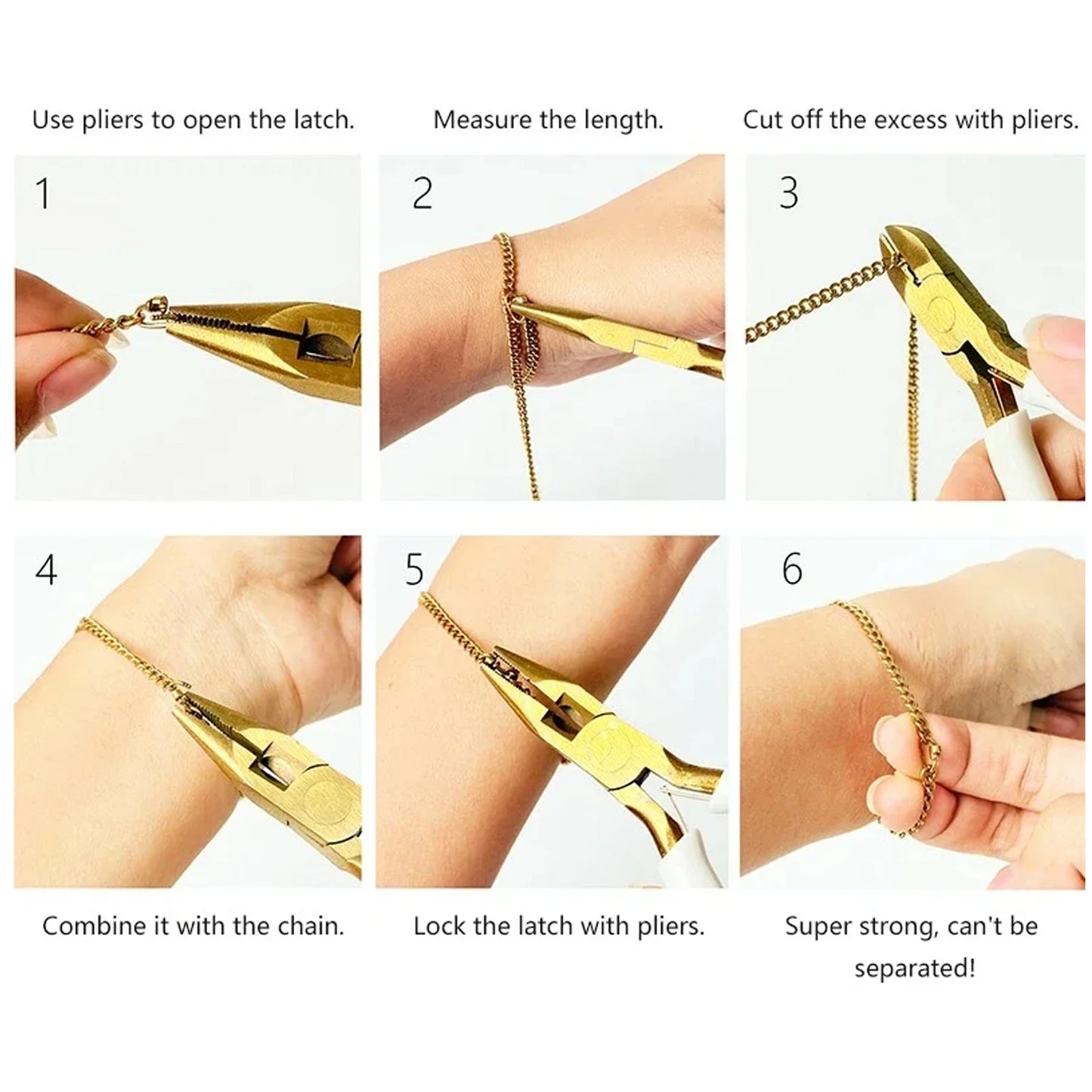 Qitian New Permanent Eternal Bracelet Couple Jewelry Gift Box Set Do it Yourself Fashion Bracelet Kit Valentine's Gift For Lover