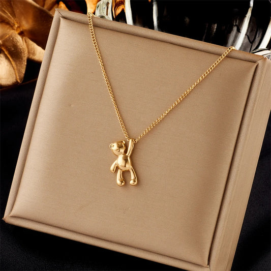 Toggle Clasp White Pendant Necklace