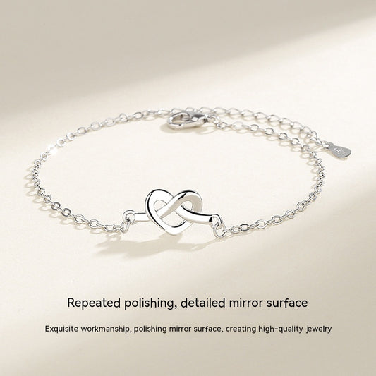 Men's And Women's Fashion Simple Truelove Knot Bracelet