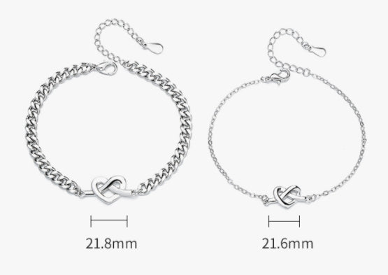 Men's And Women's Fashion Simple Truelove Knot Bracelet