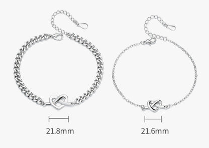 Men's And Women's Fashion Simple Truelove Knot Bracelet