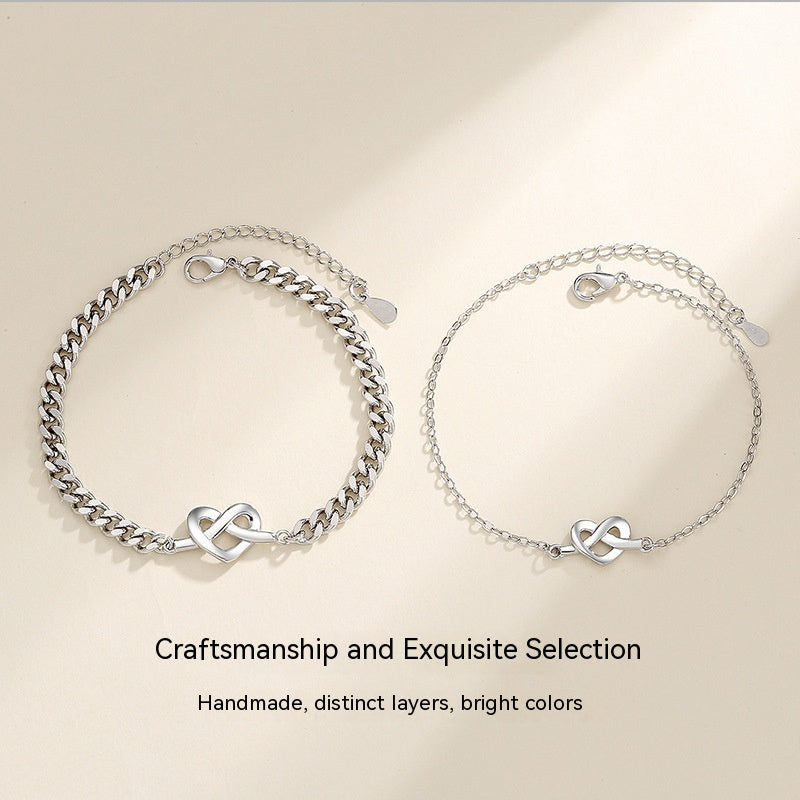 Men's And Women's Fashion Simple Truelove Knot Bracelet