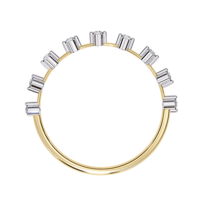EMILIA Lab Grown Diamond Round Eternity Band