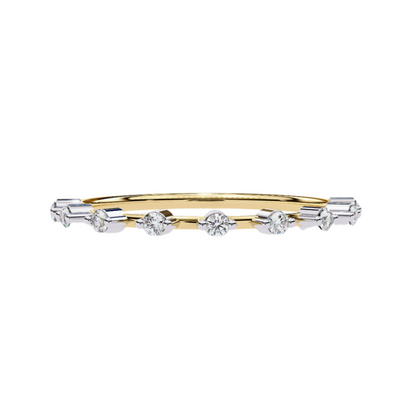 EMILIA Lab Grown Diamond Round Eternity Band