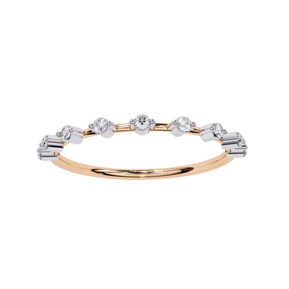EMILIA Lab Grown Diamond Round Eternity Band