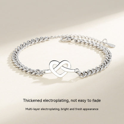 Men's And Women's Fashion Simple Truelove Knot Bracelet