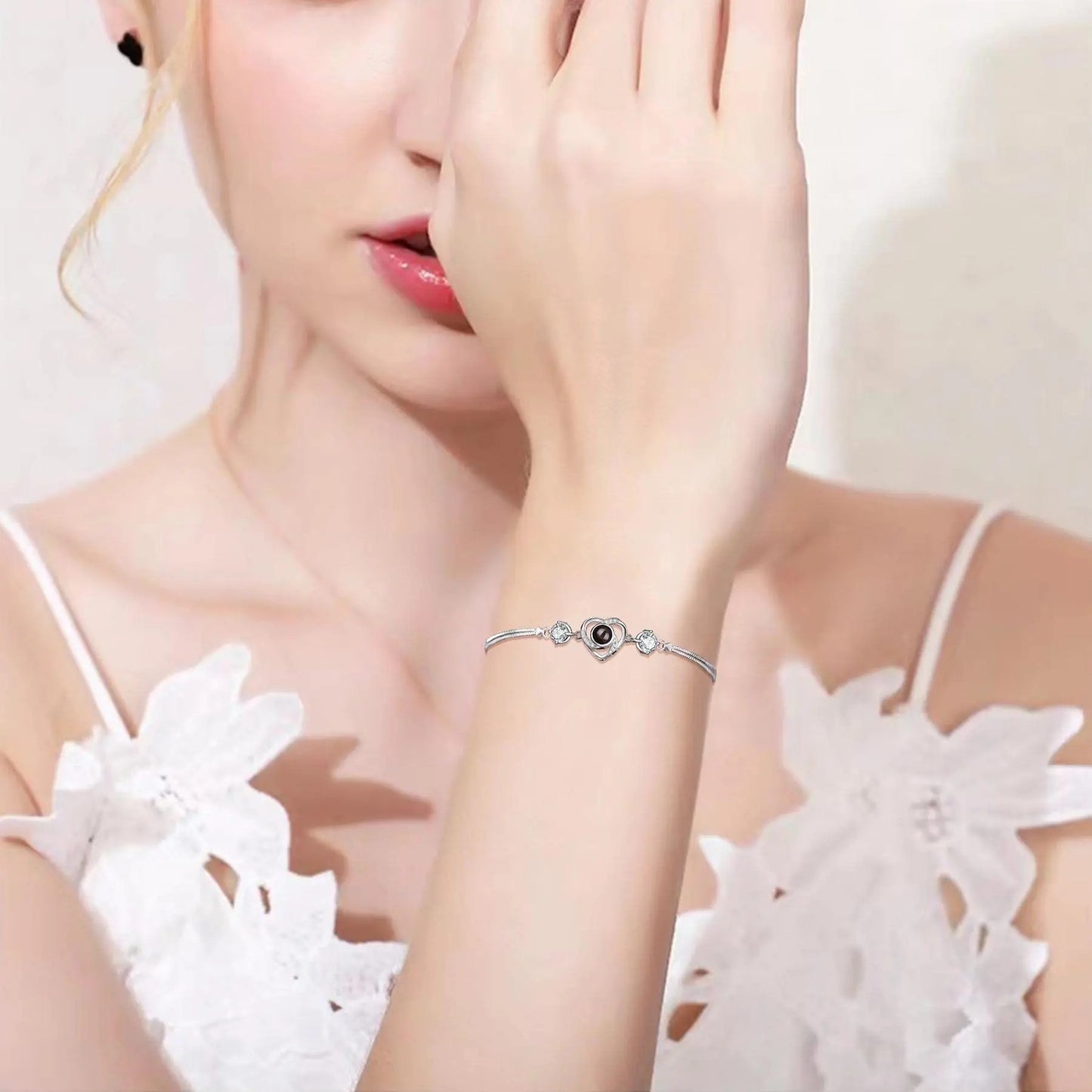 Creative And Simple S925 Silver Projection Bracelet