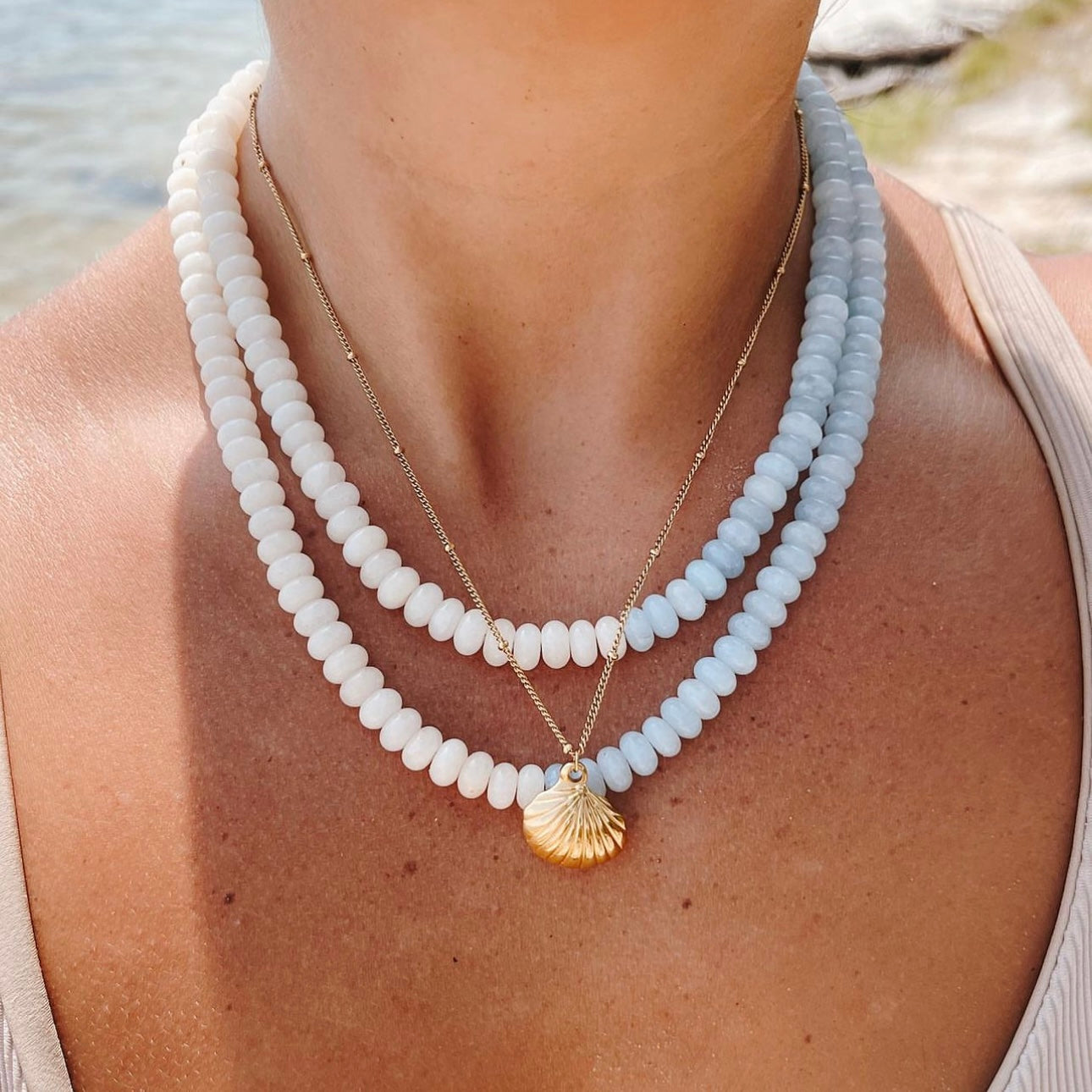 Anela Shell Pendant Necklace