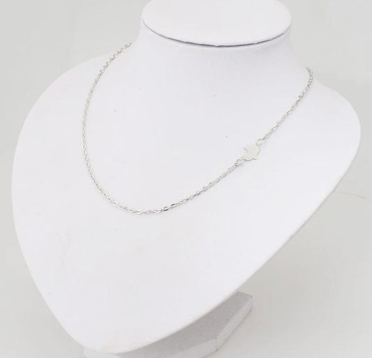 Bird & Leaves Pendant Necklace - Women’s Statement Jewelry