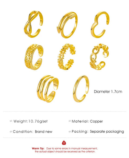 3PCS Toe Rings for Women Stainless Steel Adjustable Summer Beach Sexy Foot Ring With Diamonds Stackable Men's And Women's Ring