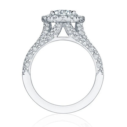 Huitan Trendy Brilliant Cubic Zirconia Engagement Ring