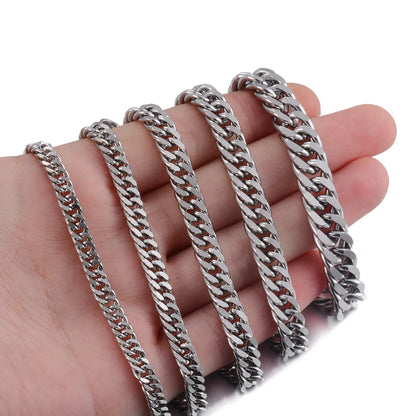 Popular Men's Stainless Steel Cuba Bracelet High Quality Men And