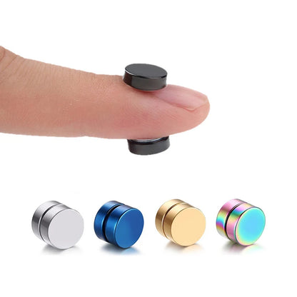 1 Piece Mens Women Strong Magnet Magnetic therapy Health Ear Stud Non