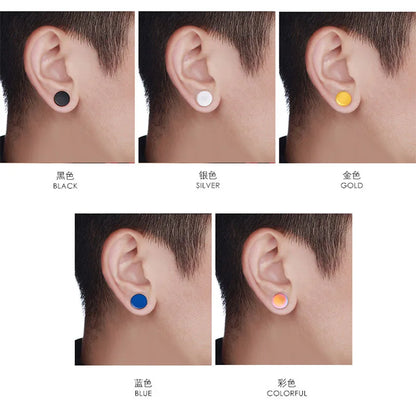 1 Piece Mens Women Strong Magnet Magnetic therapy Health Ear Stud Non