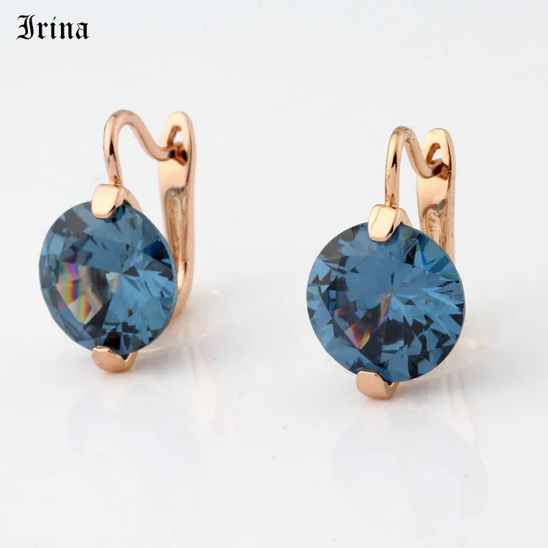 Gold Diamond Dome & Halo Stud Earrings