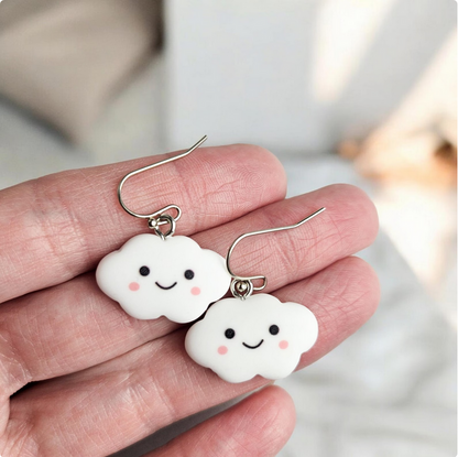 Cute Cloud Dangle Drop Earrings