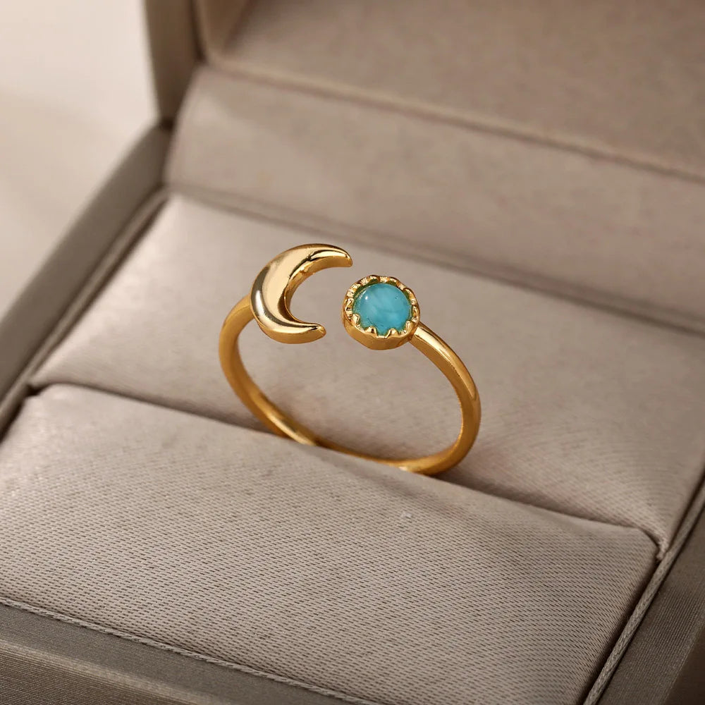Dainty Lotus Flower Outline Ring
