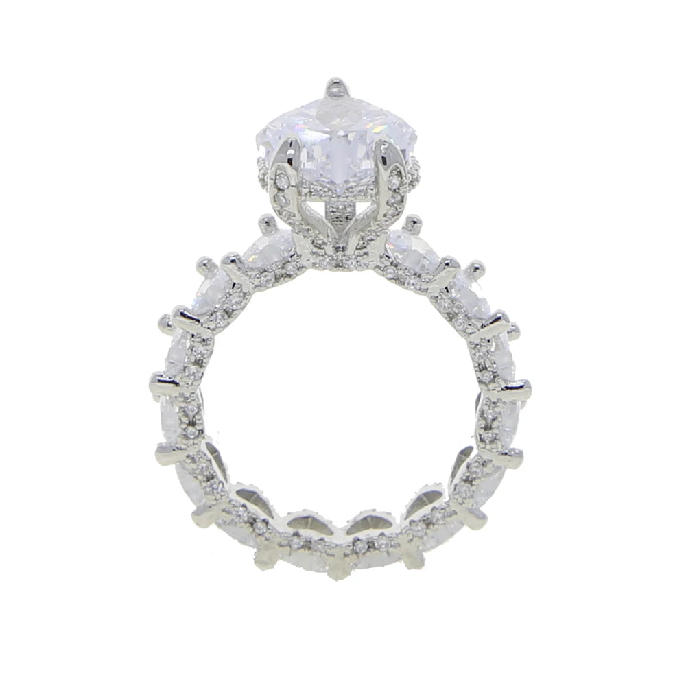 Eternal Sparkle: Lux Heart Infinity Ring