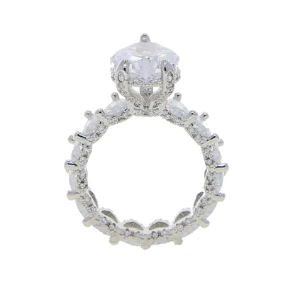 Eternal Sparkle: Lux Heart Infinity Ring