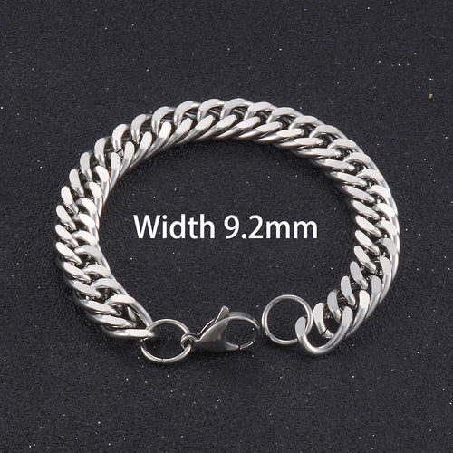 Popular Men's Stainless Steel Cuba Bracelet High Quality Men And