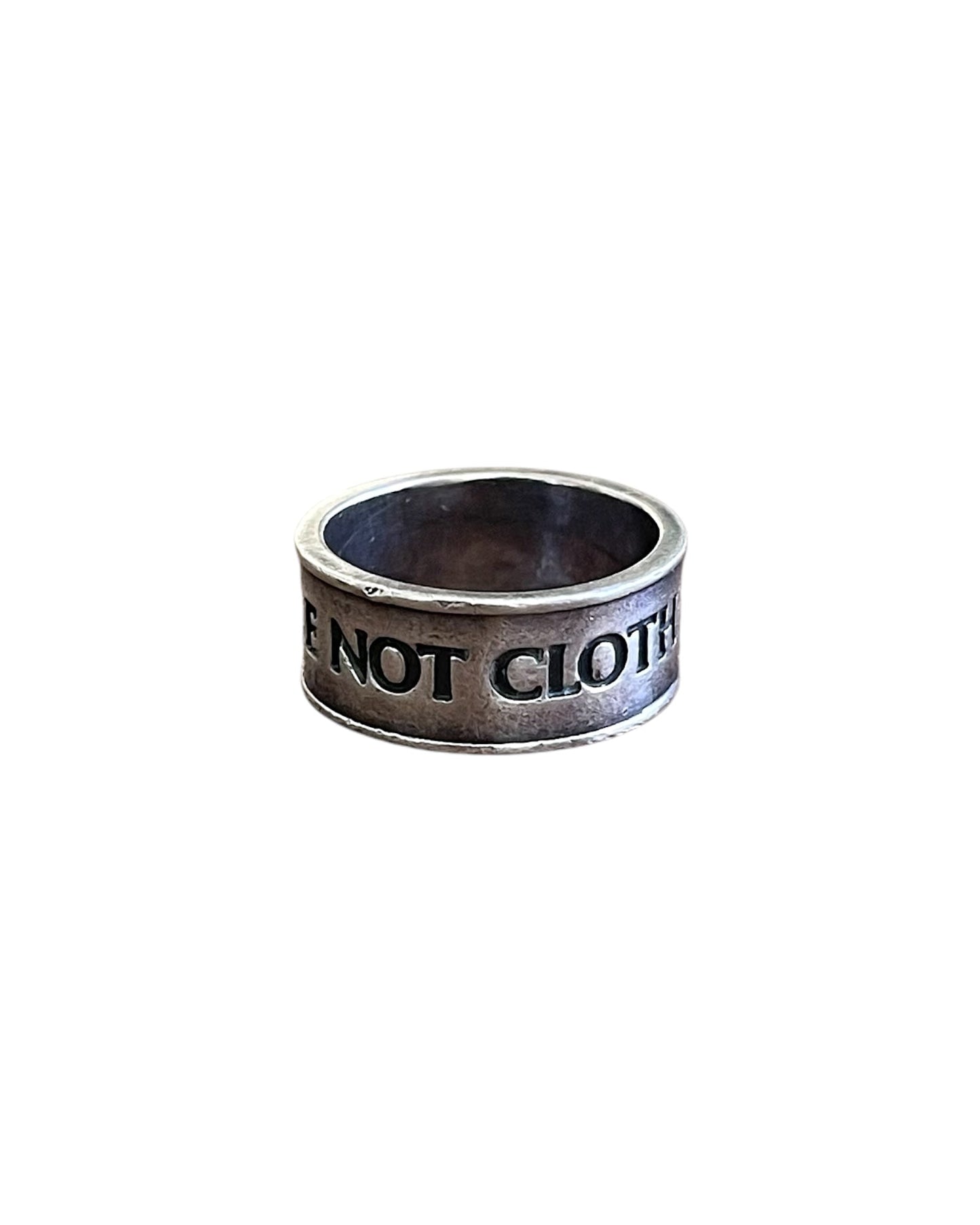 Undercover We Make Noise Not Clothes .925 Silver Ring