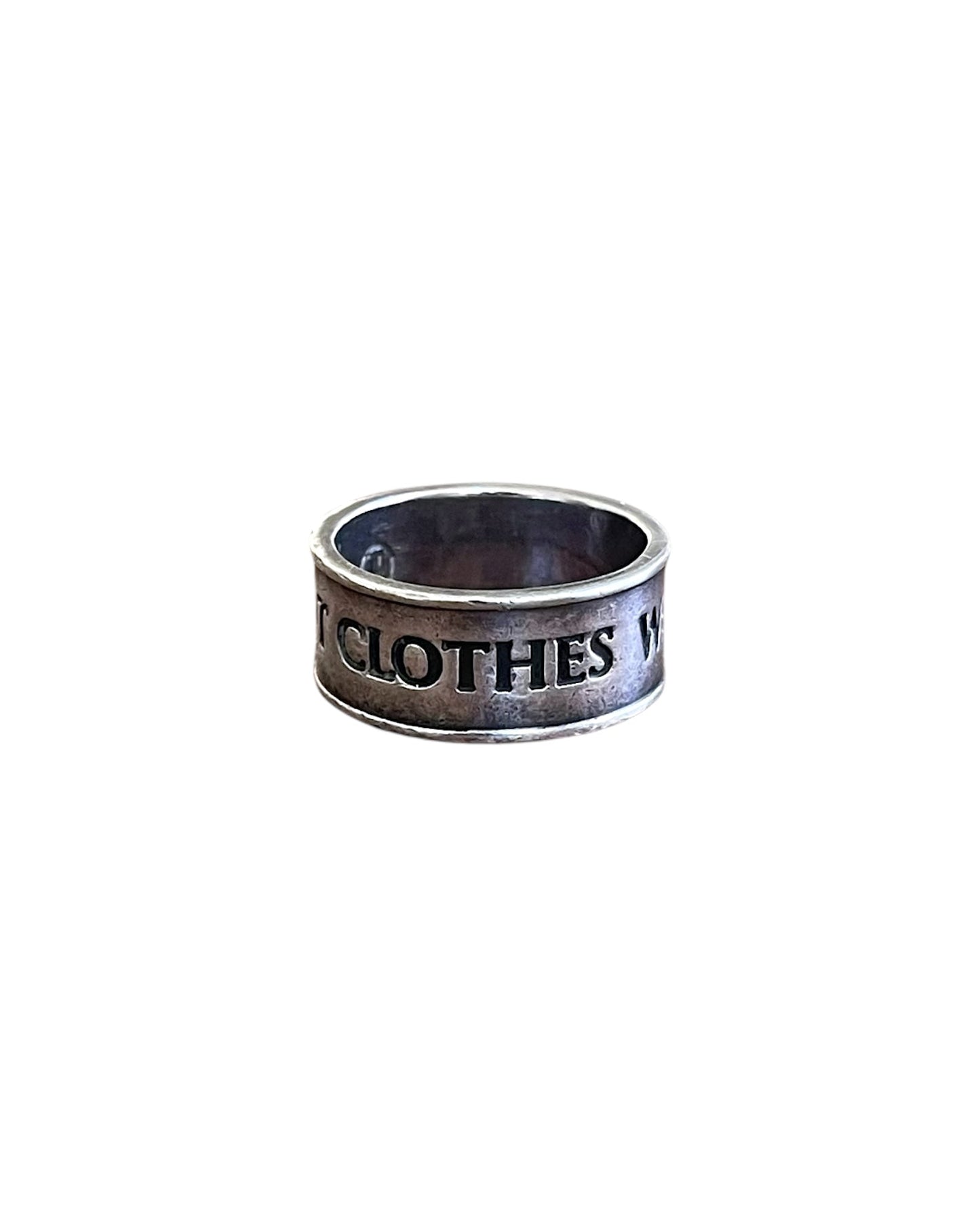 Undercover We Make Noise Not Clothes .925 Silver Ring