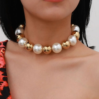 Fashion Women Necklace Multi Layer Pearl | Multi Layers Pearl Silver