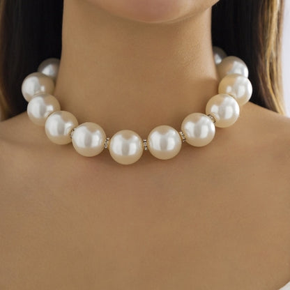 Fashion Women Necklace Multi Layer Pearl | Multi Layers Pearl Silver