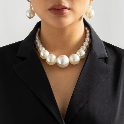 Fashion Women Necklace Multi Layer Pearl | Multi Layers Pearl Silver