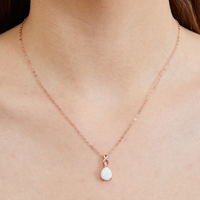 Kyocera Opal Pendant Necklace Opal Ornament