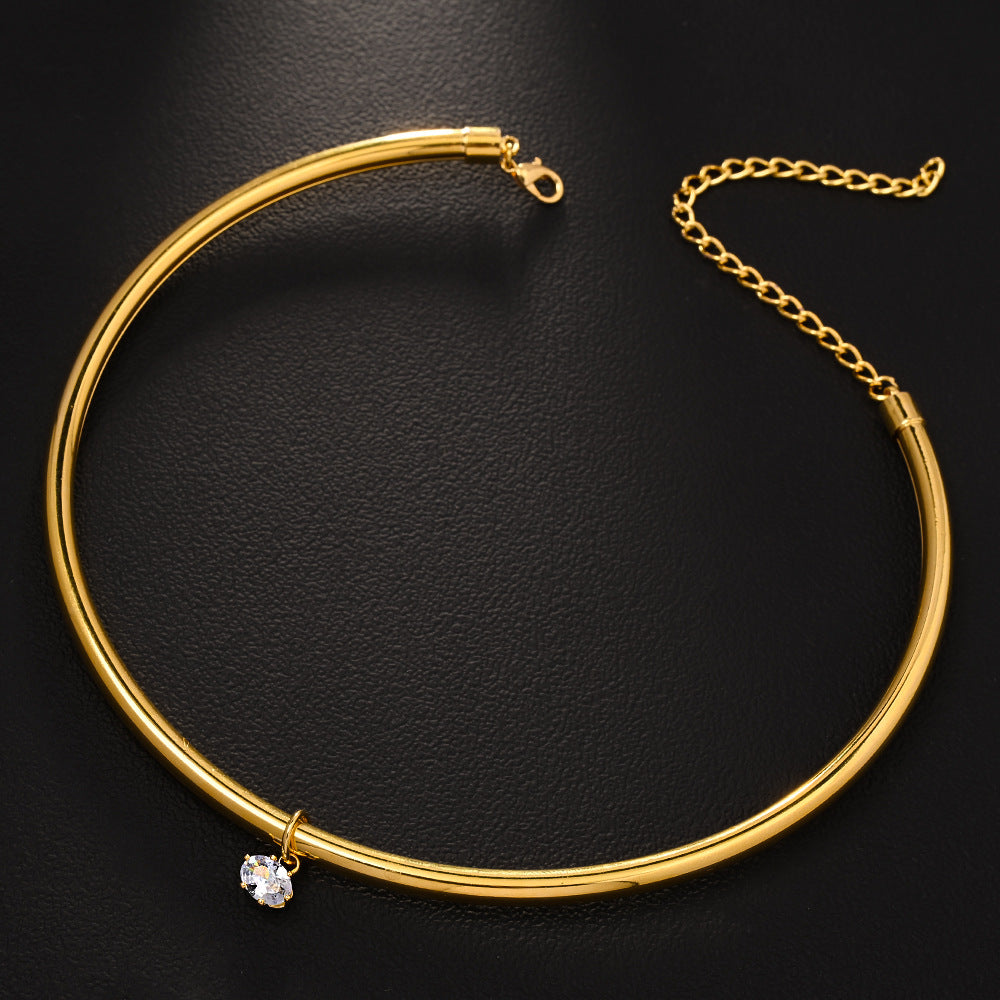 Water Drop Personality Golden Circle Adjustable