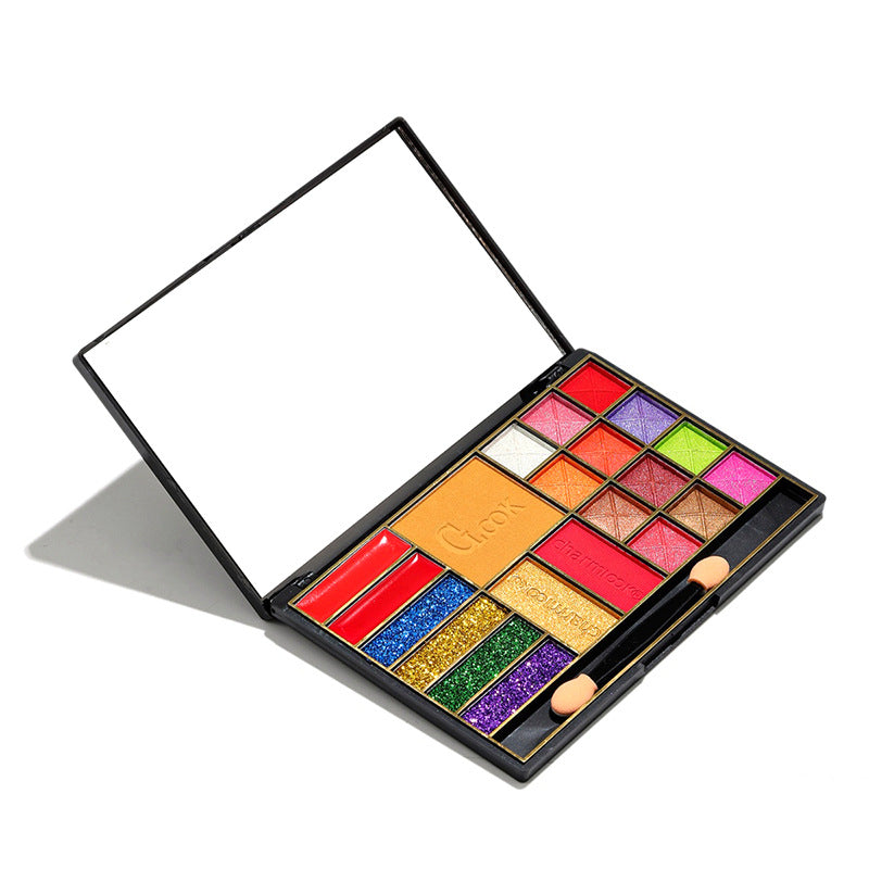 Makeup Eye Shadow Plate Blush Sunglasses Hand Gift Suit