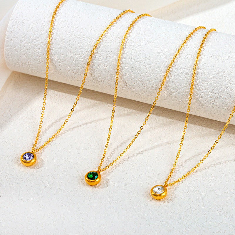 Women's Fashion Personalized Zircon Sweater Chain