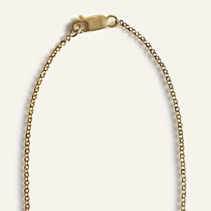 Infinity 14K Gold Necklace with Pendant
