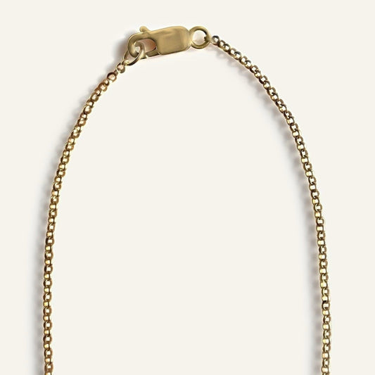 Infinity 14K Gold Necklace with Pendant