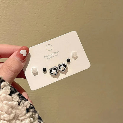 S925 Silver Mini Stud Earrings Set – Elegant, Simple & Cute Jewelry for Women & Girls™