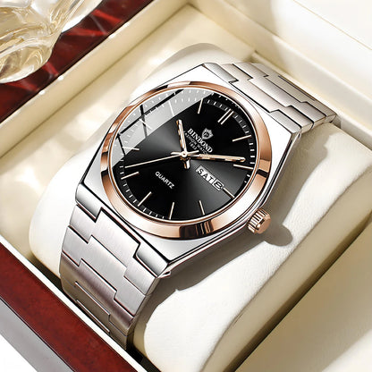 2025 Casual Business Fashion Quartz Wristwatches Gold Movement Clock Men Luxury Watch Automatic Watches Mens Gifts Reloj Hombre