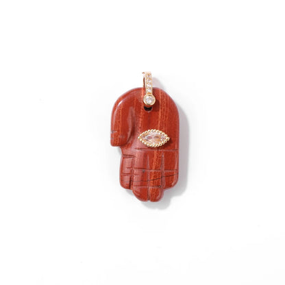 Carved Lapis Buddha Pendant with Diamonds