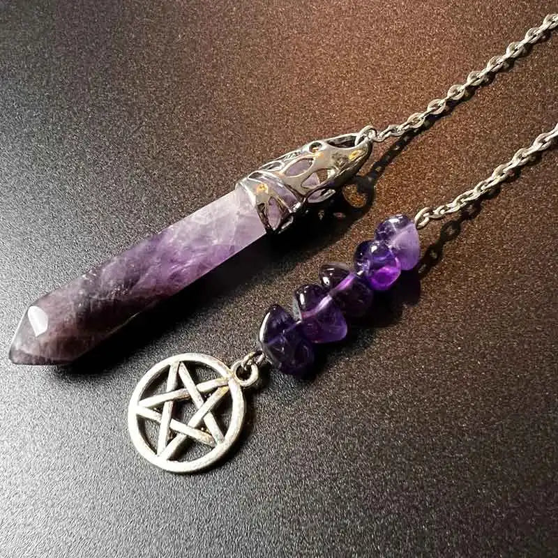 Celtic Charm Crystal Pendulum