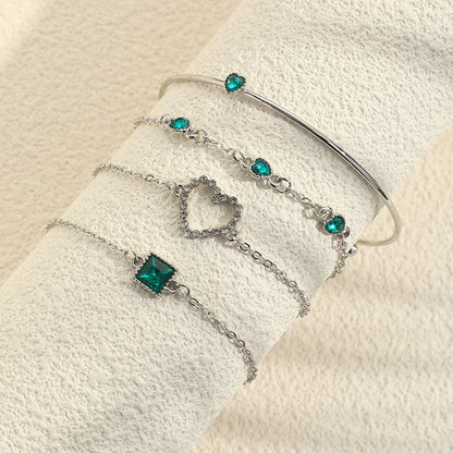Inlaid Bracelet Jewelry Set