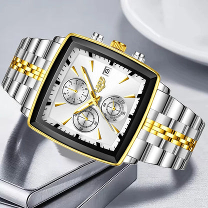 LIGE Fashion Mens Watches Top Brand Luxury Luminous Waterproof Chronograph Date Man Wristwatch Outdoor Sports Quartz Watch Men