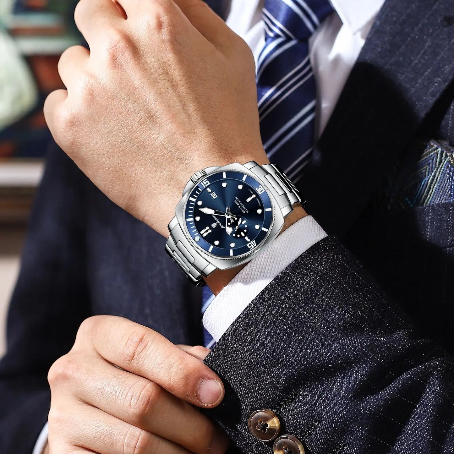 POEDAGAR SportLux® – Men’s Waterproof Quartz Watch