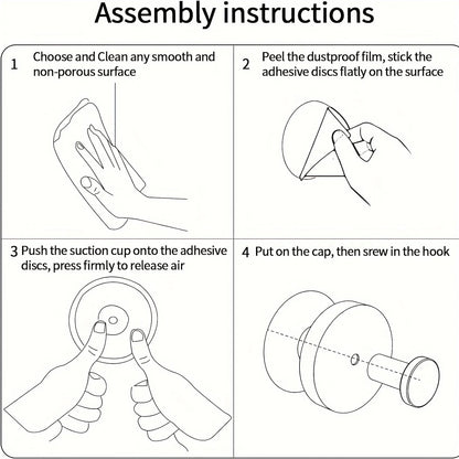 StickPro™ Suction Hook 🚿 — Drill-Free, Super Strong Hold