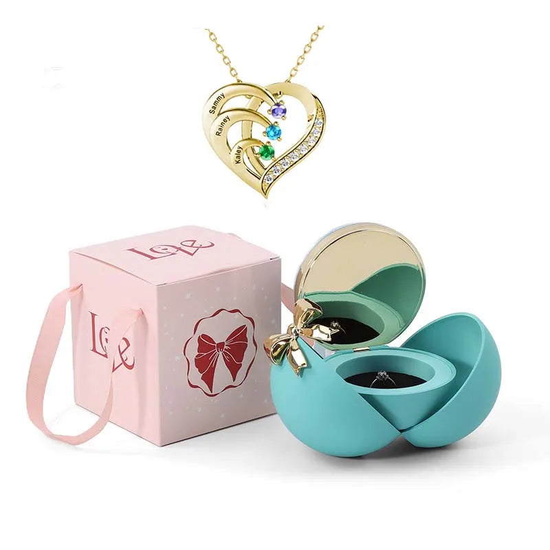 Luxury Rose Flower Ring Box – Make Your Proposal Unforgettable