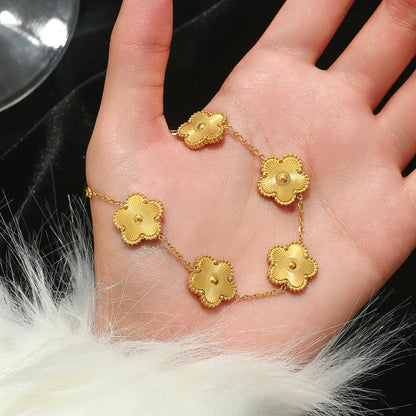 four-leaf clover lucky bracelet