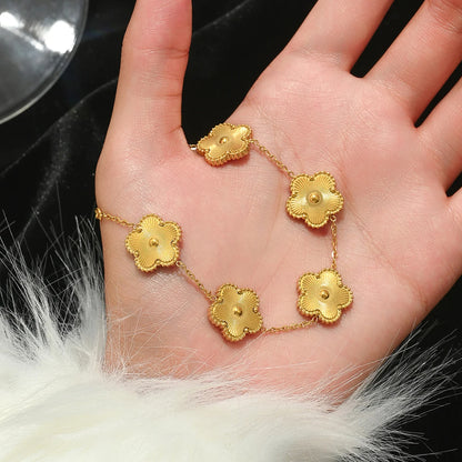 four-leaf clover lucky bracelet