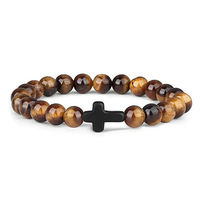 Men's Prayer Onyx Meditation Beads Bracelets